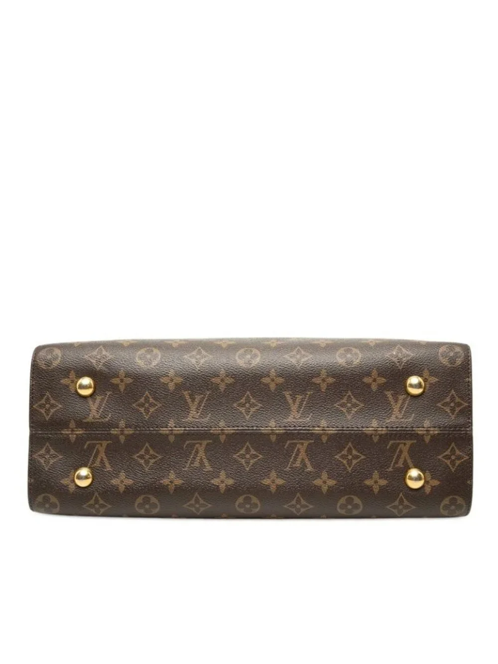 Louis Vuitton Monogram Tuiroulis Tote 2-Way Shoulder Bag Brown Black Leather